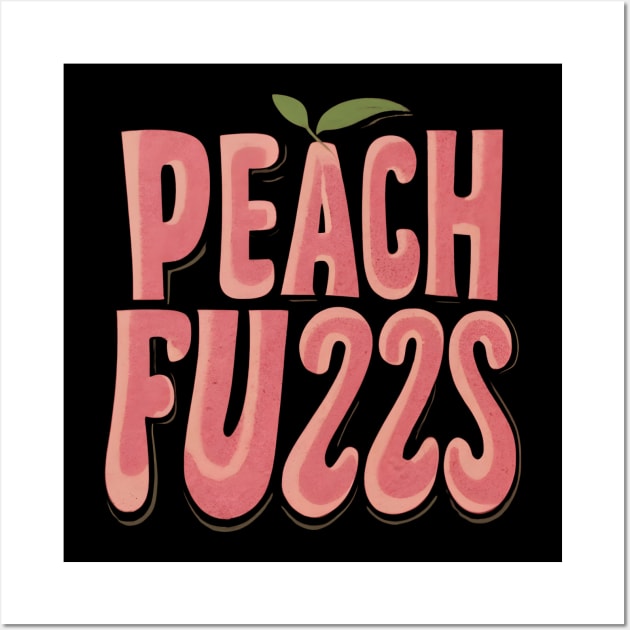 Peach Fuzz Wall Art by NomiCrafts